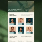 Nucleus template page preview - people