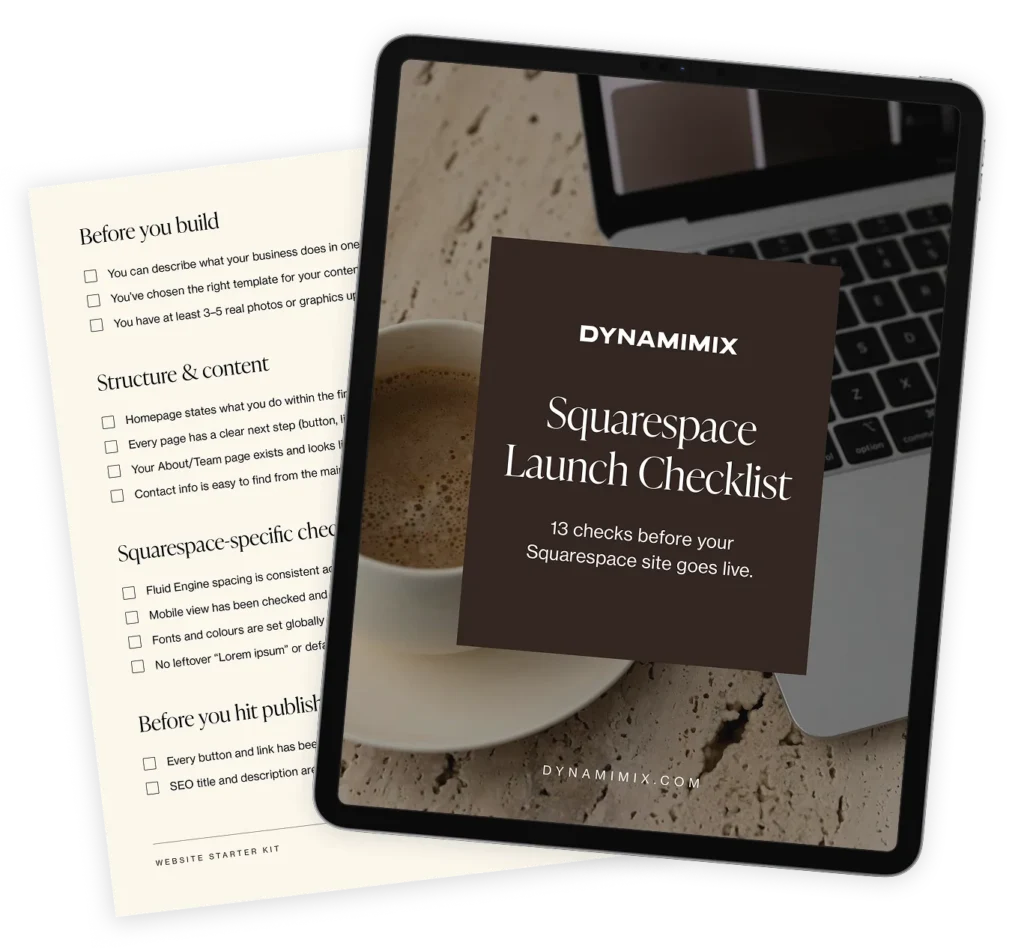 Dynamimix Website Launch Checklist