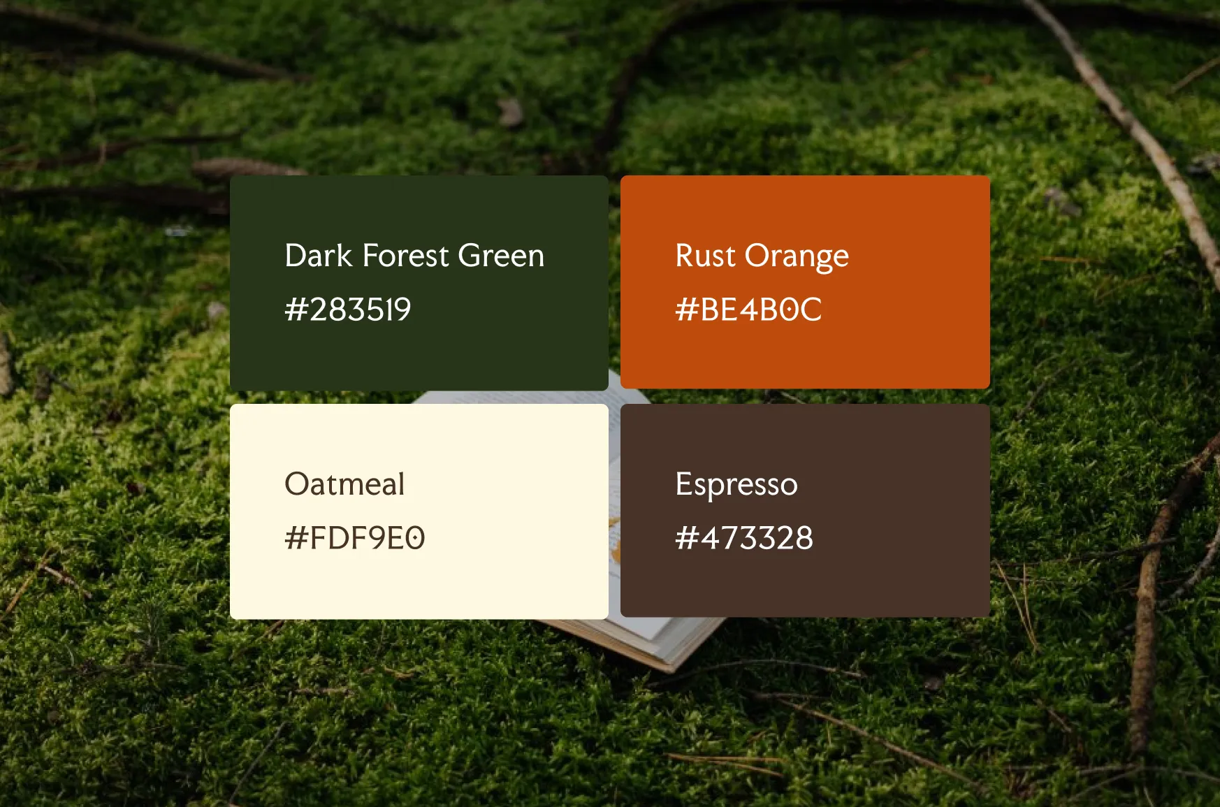 Forest & Rust Colour Palette